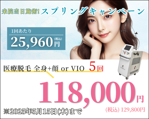 美容皮膚科アイエスクリニック 118,000円