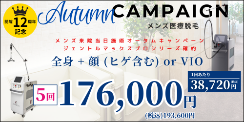 美容皮膚科アイエスクリニック六本木・乃木坂 メンズ医療脱毛 176,000円